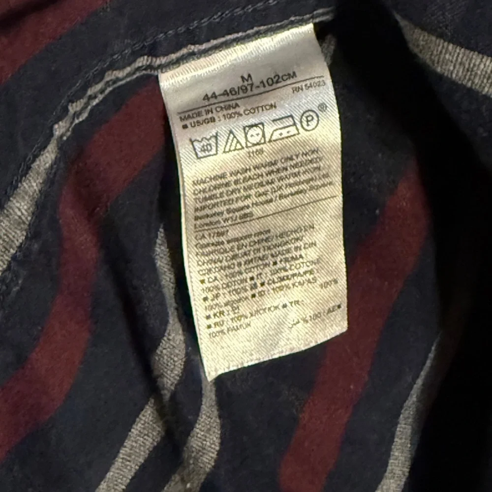Banana Republic‎ Luxe Flannel Plaid Button Up Shirt Camden Fit Mens M
